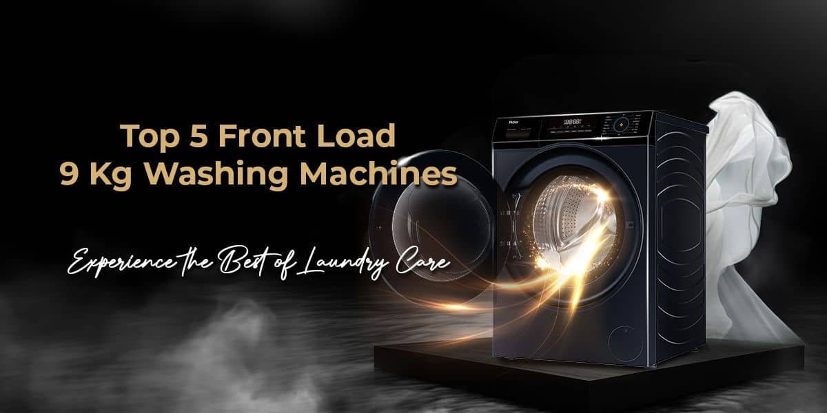 Top 5 front load 9 Kg washing machine