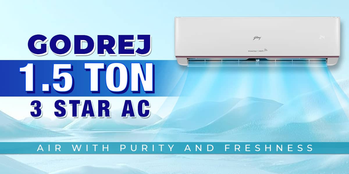 Godrej 1.5 Ton 3 Star AC