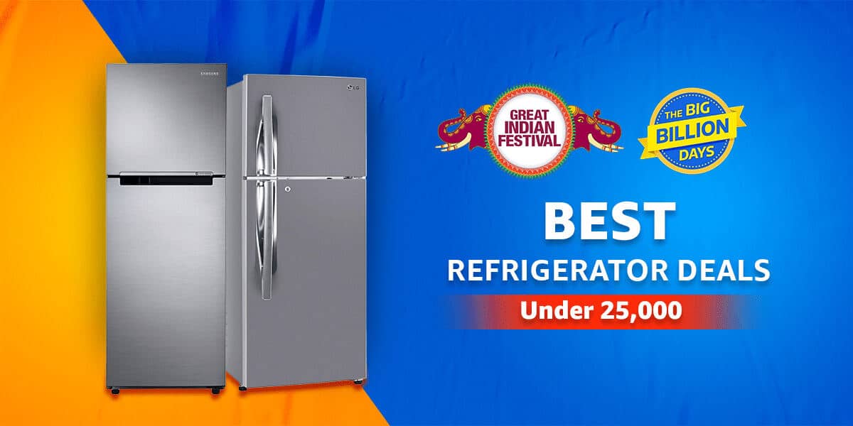 Best Refrigerator Deals under 25000 2X Save on  Double Door