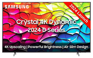 Samsung 43 inch D Series Brighter Crystal Dynamic LED TV