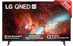 LG 164 cm (65 inches) QNED-75 Year 2024 Edition 4K Ultra HD (3840x2160) Smart WebOS QNED TV 65QNED75SRA (Black)