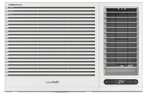 Lloyd 1.5 Ton 5 Star Fixed Speed Window AC (Copper, White with Silver Deco Strip, GLW18C5XWSEA)