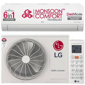 LG 1.5 Ton 3 Star TS-Q18JNXE3 Split ac
