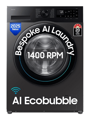 Samsung 12 kg AI Ecobubble Front Load Washing Machine (WW12DG5B24AXTL)