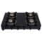 Elica Vetro Glass Top 4 Burner Gas Stove (CT VETRO 460 BLK)