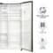 Panasonic 592 L Side by Side Refrigerator (NR-BS62MKX1)